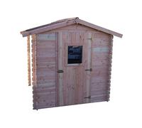 Abri de jardin 4.28m² bois naturel Habrita du2020.02n Anthracite G