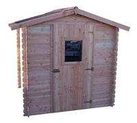 Abri de jardin 4.28m² bois naturel Habrita du2020.02n Anthracite G