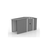 Abri De Jardin 4.38m2 Avec Abri Bûches Vosges Gris