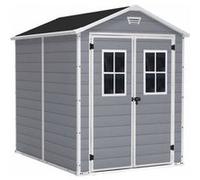 Keter - Abri De Jardin 4,4 M² Avec Plancher En Résine Premium 86 Gris