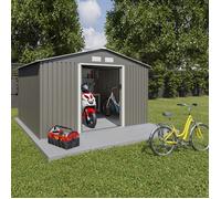 Abri de jardin acier 9,05 m2 Trigano + kit d'ancrage