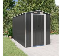 Abri de Jardin Anthracite 192x274x223 cm Acier Galvanisé Stockage vidaXL
