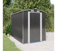 Abri de Jardin Anthracite 192x274x223 cm Acier Galvanisé Stockage vidaXL
