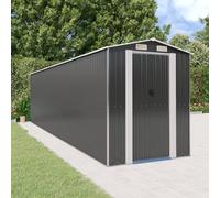 Abri de Jardin Anthracite 192x274x223 cm Acier Galvanisé Stockage vidaXL