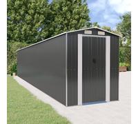 Abri de Jardin Anthracite 192x274x223 cm Acier Galvanisé Stockage vidaXL