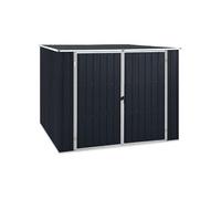 vidaXL Abri de jardin Anthracite 195x198x159 cm Acier galvanisé 46255