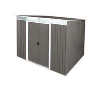 Abri de jardin anthracite en métal Skylight 8x6 4,33 m2 DUSK86PR