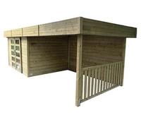 Abri de jardin Arhus 28 mm