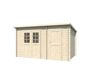 Abri de Jardin ASTER M38 - 380x380 cm - 2 espaces + cloison - 12.6 m²