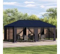 Abri de jardin avec parois Polyester et Acier Gazebo extérieur terrasse vidaXL v