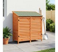 Vidaxl Abri De Jardin Marron 106 X 56 X 113,5 Cm Bois De Sapin Massif
