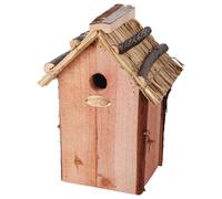 Abri de Jardin Avec Toit En Paille Pour Mésange Bleue Petits Oiseaux Sauvages