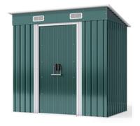Abri de Jardin - Bealife - Métal - Acier Galvanisé - Cabanon Vert - 1,99 ㎡ - 183 x 109 x 182 cm