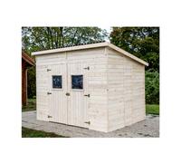 Abri en panneaux 5.41 m² sans plancher cd2820.02