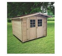 Abri de jardin bois 3x3m épaisseur 28mm