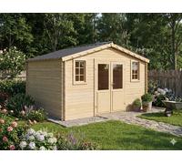 Abri de jardin bois 4x3m grande hauteur