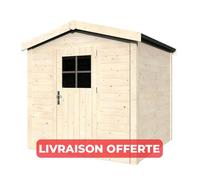 Abri de jardin - Bois - surface utile 3,8m² - surface hors-tout 4,62m²