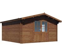 Abri De Jardin Bois 35 Mm Traité Autoclave Marron "Montlaur" - 18,9 M²