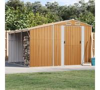 Abri de Jardin Cabane à Outils Rangement Patio Terrasse Acier Galvanisé vidaXL