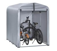 Abri de Jardin Cabane de Jardin Exterieur Imperméable abri Moto avec des Crochets Garage pour Vélo et Outils 120x176x163 cm