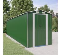 Abri de Jardin en Acier Galvanisé Vert VidaXL pour le Stockage de l'Extérieur vi