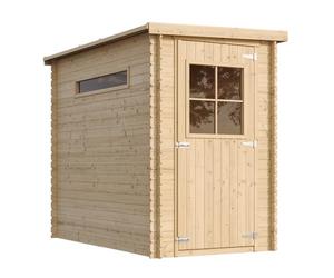Abri de Jardin en Bois 2,63 m², Cabane de Jardin Exterieur 19 mm épaisseur de Paroi, Cabanon à Outils et Velo avec Fenêtres, TIMBELA M306