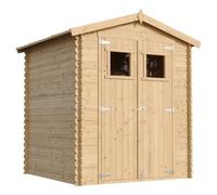 Abri de jardin en bois avec sol traité l186xl196xh218 cm - 2,82 m2