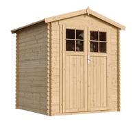 Abri de jardin en bois 2,82 m² TIMBELA - I186 x L196 x H218 cm - Plancher NON inclus - M320F