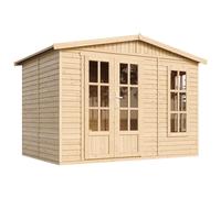 Bureau de jardin en bois 6 m2 - TIMBELA M334FB - l332xP222xH232cm