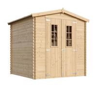 Abri de jardin en bois avec sol traité l216xl206xh218 cm - 3.53 m2