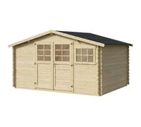 Abri De Jardin En Bois "Clairval" - 416 X 301 X 218 Cm - 12.53 M² - 28 Mm