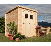Abri de jardin en bois de sapin BIRBA 200x200 cm pour outils