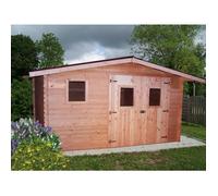 Abri de jardin en bois Douglas 4x3m
