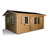 Abri de jardin en bois Forest Style 17,5 m² - Elista
