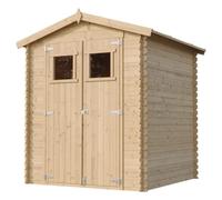 Abri de jardin en bois - l186xl196xh218 cm - 2,82 m2