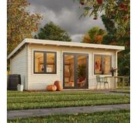Abri de jardin en bois Lisandra Palmako surface extérieure totale 26m²