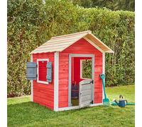Abri de jardin en bois Lotti rouge maison suédoise enfants maison de jeu maison de jardin en bois