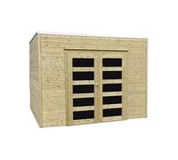 Abri Jardin Bois "Bari" - 8.69 M2 - 2.99 X 2.91 X 2.25 M - 19 Mm