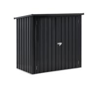 Uniprodo Uni-SHED-01 Abri de Jardin en métal avec Toit en Pente 142 x 87 x 134 cm Abri de Jardin en métal