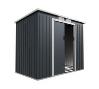 Abri de jardin en métal Anthracite M