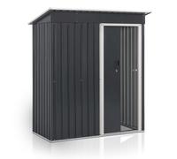 Abri de jardin en métal Anthracite S