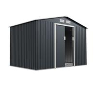 Abri de jardin en métal Anthracite XL