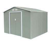 Abri de Jardin en Métal Gardiun Devon - Vert - 7,06 m² - 277x255x202 cm