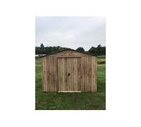 DURAMAX - Abri de jardin en métal imitation bois 4,75 m2 8x6 - Woodgrain Duramax G