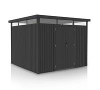 Abri de jardin en métal Luzern Pro Anthracite 8,6 m²