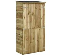Abri de jardin en pin 85 x 48 x 177 cm pour outils de jardin