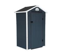 Abri de jardin plastique 139 m² anthracite Structure aluminium et acier 134 x 104 x 204cm