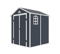 Abri de Jardin en Résine - GARDIUN - New Donna - Fenêtre Latérale - Gris Anthracite