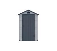 Abri de jardin en résine gris 1,39 m² - CESIO