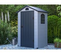 Abri de jardin en résine gris 1,39 m² - CESIO